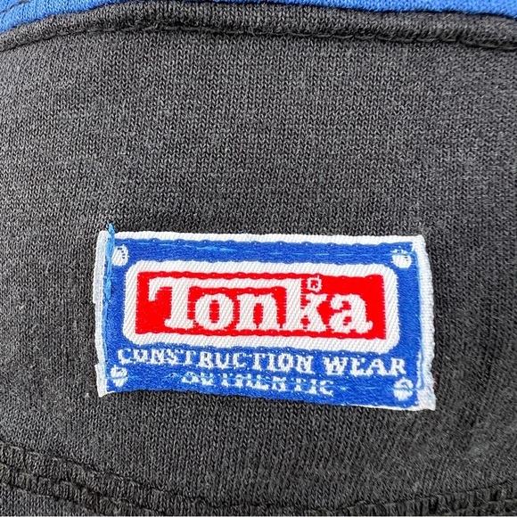 VTG Tonka Truck Garage Service V-Neck Shirt Size 4 Blue Black Colorblock Canada - Picture 6 of 11